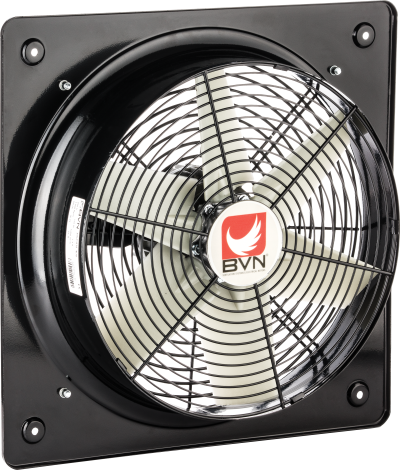 B6PA Kare kasalı endüstriyel aksiyel fan