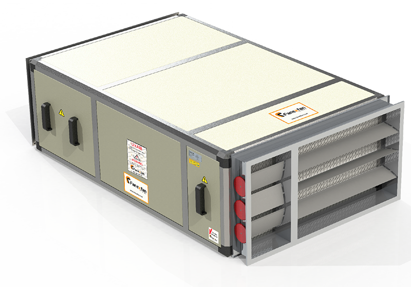 Çift Cidarlı Sığınak Santrali (Radyal Fanlı)