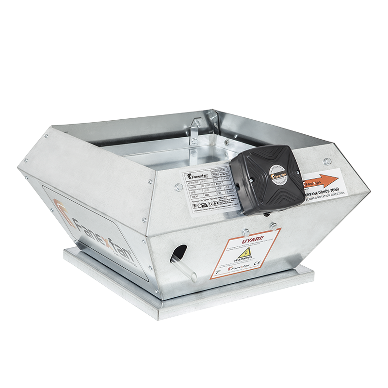 Dikey Atışlı Radyal Çatı Fanları