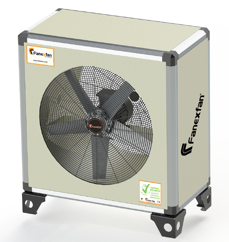 Kabinli Yangın Duman Egzoz ve Basınçlandırma Aspiratörleri (Alüminyum Pervaneli, Çift Cidarlı)